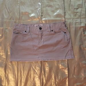 * - ~ Hollister Corduroy Lt.Tan Mini Skirt Sz.1